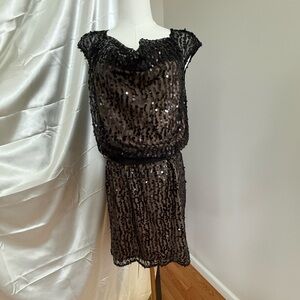 Laundry by Design Black Sequin Dress